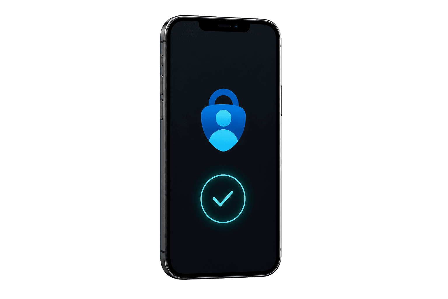iPhone showing Microsoft Authenticator for multi-factor authentication