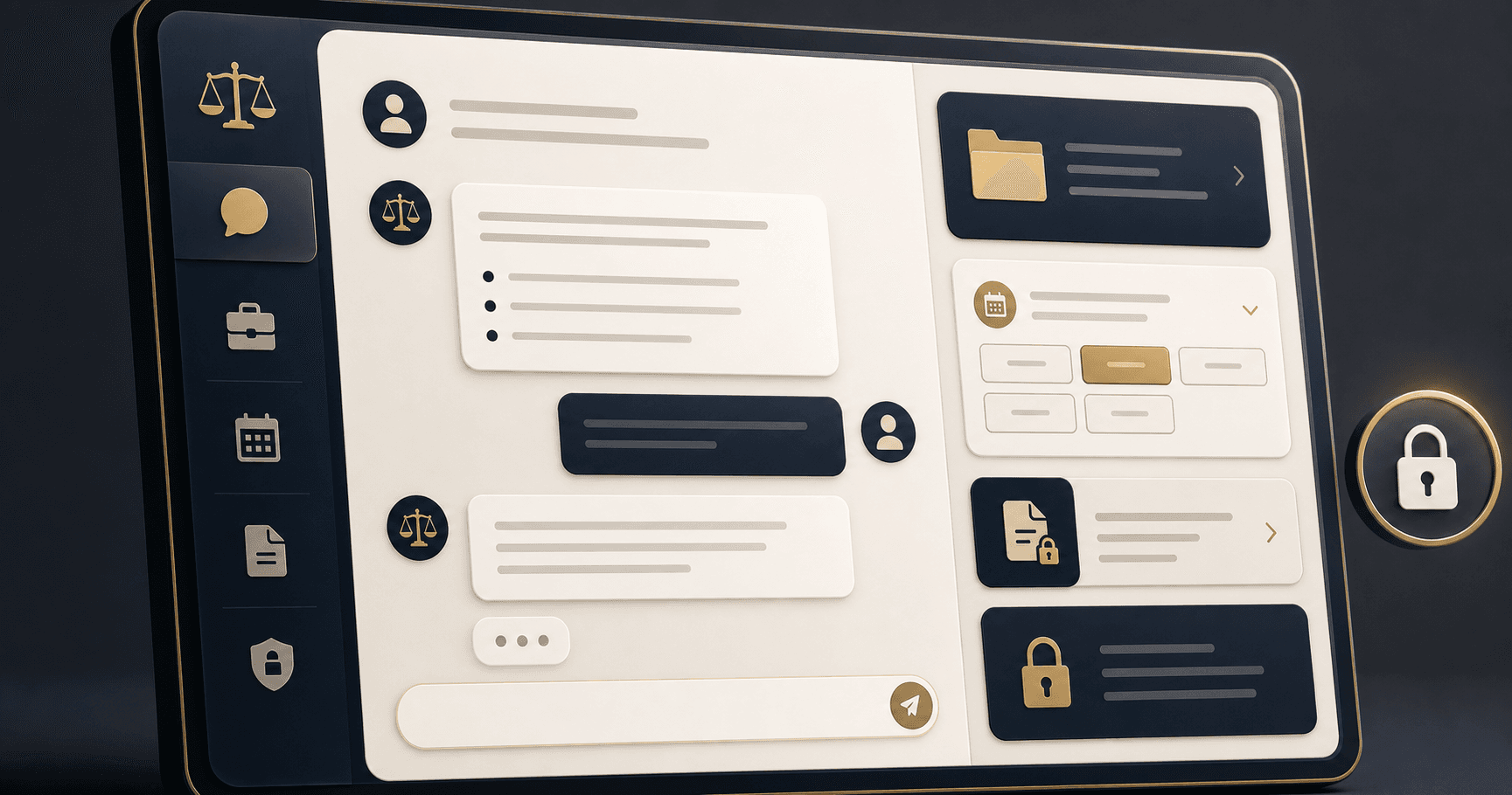 Legal client intake chatbot dashboard for a Sydney law firm