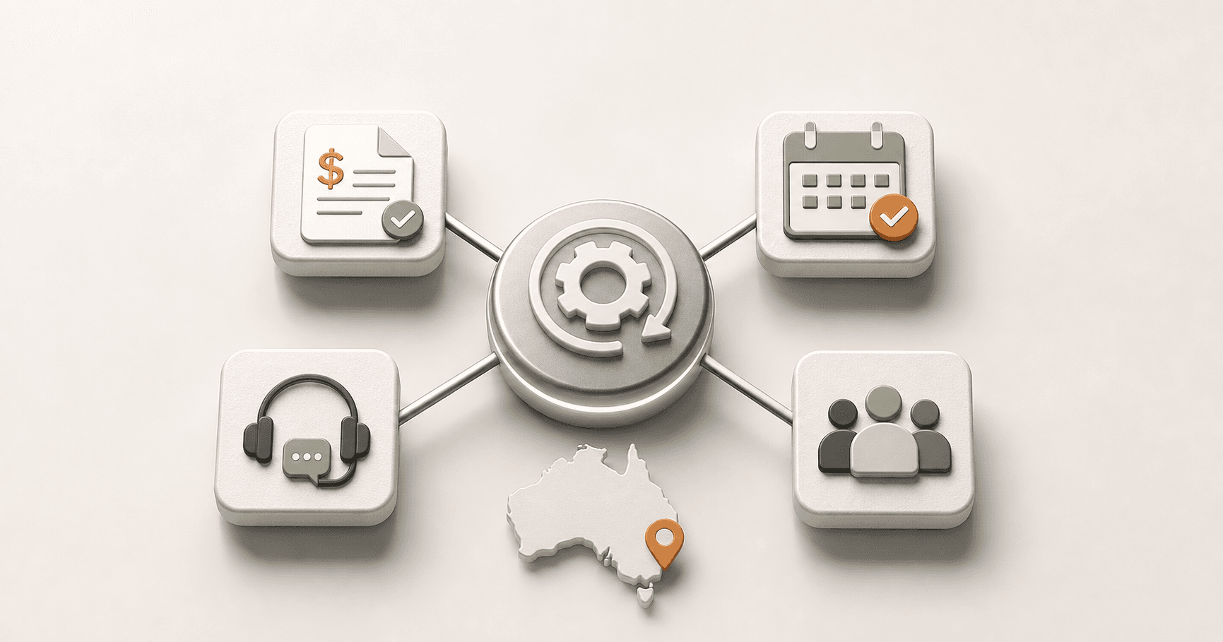 Sydney business automation operations dashboard with AI workflow metrics
