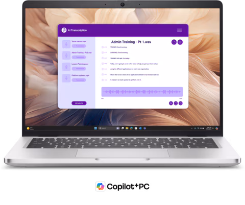 Dell Pro 14 Plus Copilot+ laptop – front view