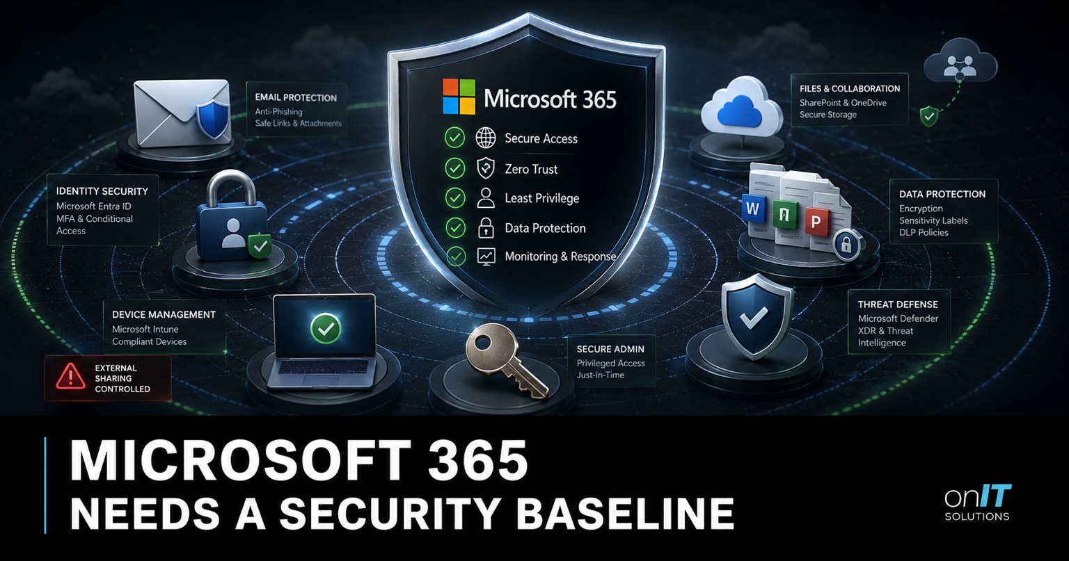 What Should Be Included in a Microsoft 365 Security Baseline